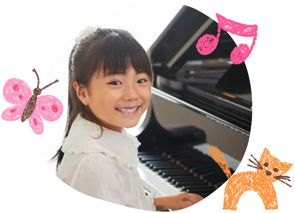 リトミック → ピアノ → コンクールまで続く導線