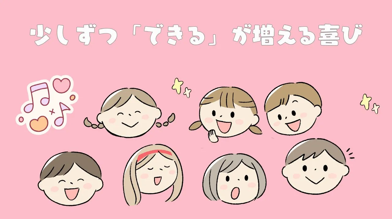 少しずつ「できる」が増える喜び